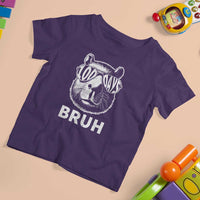 100th Day Of School Capybara T Shirt For Kid 100 Days Bruh Cool Capy Bara - Wonder Print Shop