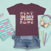 100th Day Of School Cute Capybara T Shirt For Kid Motor Skills Creativity Problem Solving Communication - Wonder Print Shop