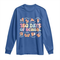 100th Day Of School Cute Capybara Long Sleeve Shirt Motor Skills Creativity Problem Solving Communication