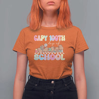 Capy 100 Days Of School Cute Capybara T Shirt For Women - Wonder Print Shop