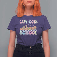 Capy 100 Days Of School Cute Capybara T Shirt For Women - Wonder Print Shop