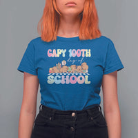 Capy 100 Days Of School Cute Capybara T Shirt For Women - Wonder Print Shop