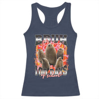 Funny Pesto Bruh It's My 100 Days Of School Racerback Tank Top