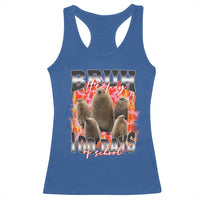 Funny Pesto Bruh It's My 100 Days Of School Racerback Tank Top