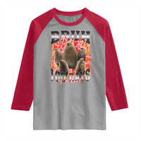 Funny Pesto Bruh It's My 100 Days Of School Raglan Shirt