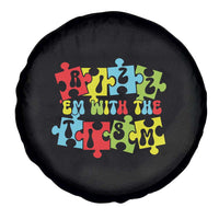 Autism Awareness Spare Tire Cover Rizz'em With The Tism Autistic