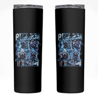 Autism Awareness Skinny Tumbler Rizz Em With The Tism Funny Meme Autistic Raccoon