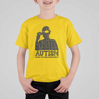 Autism Awareness T Shirt For Kid Autistic Seeing The World From A Different Angle Aesthetic