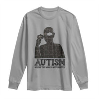 Autism Awareness Long Sleeve Shirt Autistic Seeing The World From A Different Angle Aesthetic