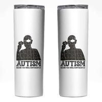 Autism Awareness Skinny Tumbler Autistic Seeing The World From A Different Angle Aesthetic