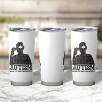 Autism Awareness Tumbler Cup Autistic Seeing The World From A Different Angle Aesthetic