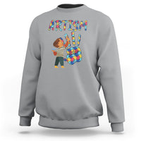 Autism Awareness Sweatshirt Artism Puzzle Boys Men Artist Autistic - Wonder Print Shop