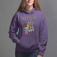 Autism Awareness Hoodie Artism Puzzle Girls Women Artist Autistic - Wonder Print Shop
