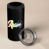 Autism Awareness 4 in 1 Can Cooler Tumbler Artism Artist Autistic Rainbow Puzzle Aesthetic