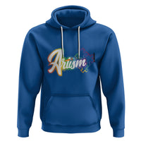 Autism Awareness Hoodie Artism Artist Autistic Rainbow Puzzle Aesthetic - Wonder Print Shop