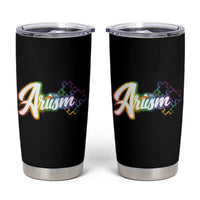 Autism Awareness Tumbler Cup Artism Artist Autistic Rainbow Puzzle Aesthetic