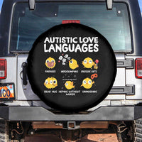 Autism Awareness Spare Tire Cover Autistic Love Languages Cute Chick