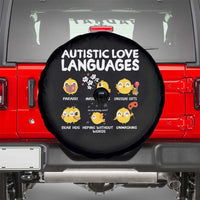 Autism Awareness Spare Tire Cover Autistic Love Languages Cute Chick