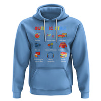 Autism Awareness Hoodie Autistic Style Routines Song On Repeat Stim Toys Sensory Differences - Wonder Print Shop