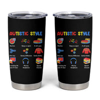 Autism Awareness Tumbler Cup Autistic Style Routines Song On Repeat Stim Toys Sensory Differences