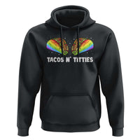 Tacos Lover LGBT Pride Hoodie Tacos N' Titties Gay Rainbow Proud