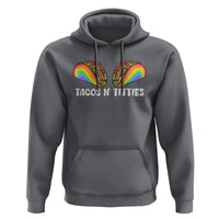 Tacos Lover LGBT Pride Hoodie Tacos N' Titties Gay Rainbow Proud Gay - Wonder Print Shop
