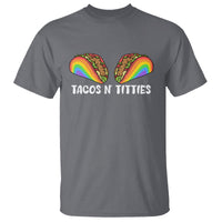 Tacos Lover LGBT Pride T Shirt Tacos N' Titties Gay Rainbow Proud Gay - Wonder Print Shop