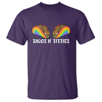 Tacos Lover LGBT Pride T Shirt Tacos N' Titties Gay Rainbow Proud Gay - Wonder Print Shop