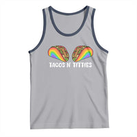 Tacos Lover LGBT Pride Tank Top Tacos N' Titties Gay Rainbow Proud Gay