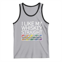 LGBTQ Ally Tank Top I Like My Whiskey Straight But My Friends Can Go Either Way LGBT Pride