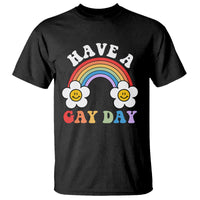 Funny LGBT Pride T Shirt Have A Gay Day Rainbow - Wonder Print Shop