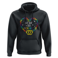 Funny LGBT Pride Hoodie Be Gay Do Crime - Wonder Print Shop