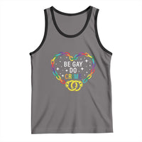 Funny LGBT Pride Tank Top Be Gay Do Crime