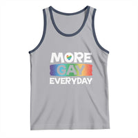 Funny LGBT Pride Tank Top More Gay Everyday