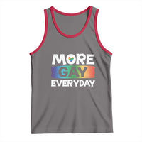 Funny LGBT Pride Tank Top More Gay Everyday