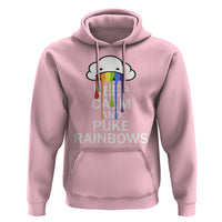 Funny LGBT Pride Hoodie Keep Calm And Puke Rainbow - Wonder Print Shop
