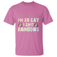Funny LGBT Pride T Shirt I So Gay I Shit Rainbow - Wonder Print Shop