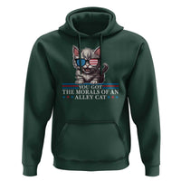 US President Election Debate 2024 Hoodie Morals Of An Alley Cat - Wonder Print Shop