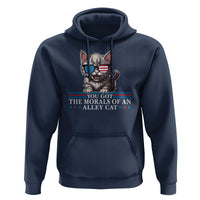 US President Election Debate 2024 Hoodie Morals Of An Alley Cat - Wonder Print Shop