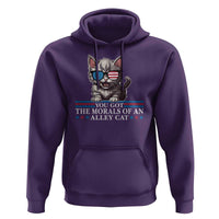 US President Election Debate 2024 Hoodie Morals Of An Alley Cat - Wonder Print Shop