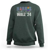 Harris Walz 2024 Sweatshirt Together We Can LGBTQ Rights - Wonder Print Shop
