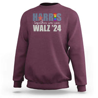 Harris Walz 2024 Sweatshirt Together We Can LGBTQ Rights - Wonder Print Shop