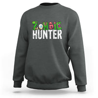 Zombie Hunter Eye Brain Hunting Halloween Costume Sweatshirt - Wonder Print Shop