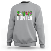Zombie Hunter Eye Brain Hunting Halloween Costume Sweatshirt - Wonder Print Shop