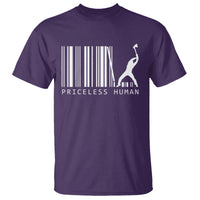 Priceless Human Funny Barcode T Shirt - Wonder Print Shop