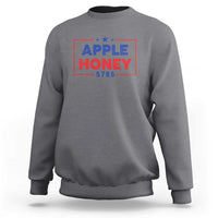 Rosh Hashanah Jewish Sweatshirt Apple Honey 5785 New Year Holiday 2024 - Wonder Print Shop