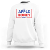 Rosh Hashanah Jewish Sweatshirt Apple Honey 5786 New Year Holiday 2025 - Wonder Print Shop