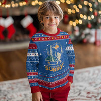 Funny Sukkot Hanukkah Ugly Sweater I've Waited All Year For Sukkot Bigfoot Jewish Holiday - Wonder Print Shop