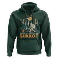 Funny Sukkot Hoodie I've Waited All Year For Sukkot Bigfoot Jewish Holiday