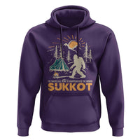 Funny Sukkot Hoodie I've Waited All Year For Sukkot Bigfoot Jewish Holiday